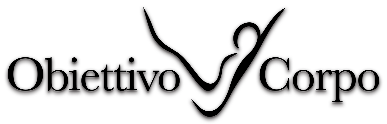 logo Obiettivo Corpo nero
